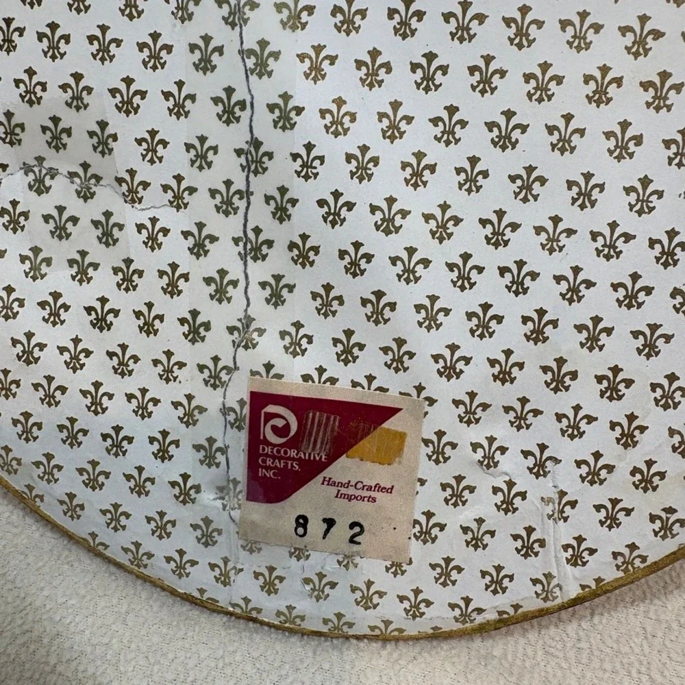 Vtg Italian Made Oval Gold Gilt Bead Frame Mirror 11x9 Bridgertoncore Regency